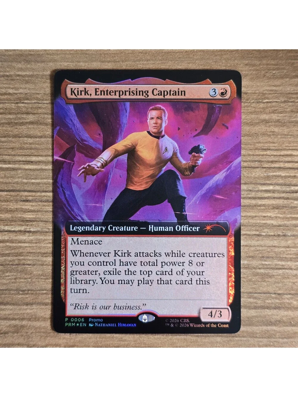 SDCC 2026 MTG - Kirk, Enterprising Captain - Star Trek Promo 0006